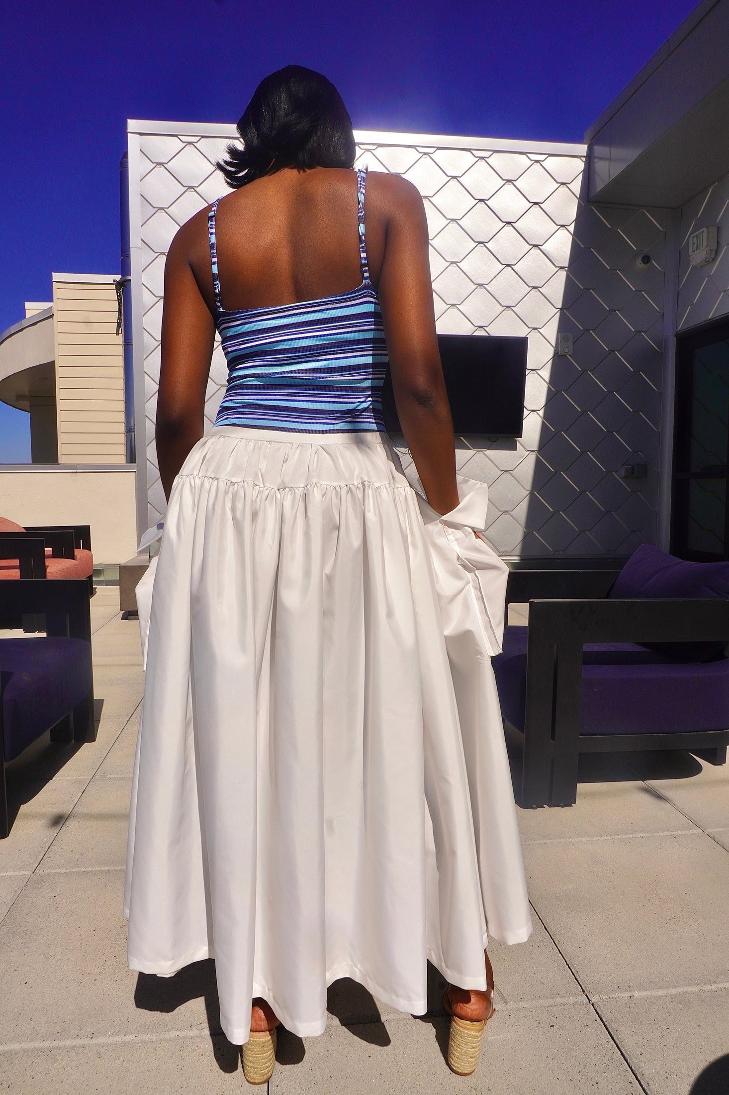 Parachute Dress (Blue)
