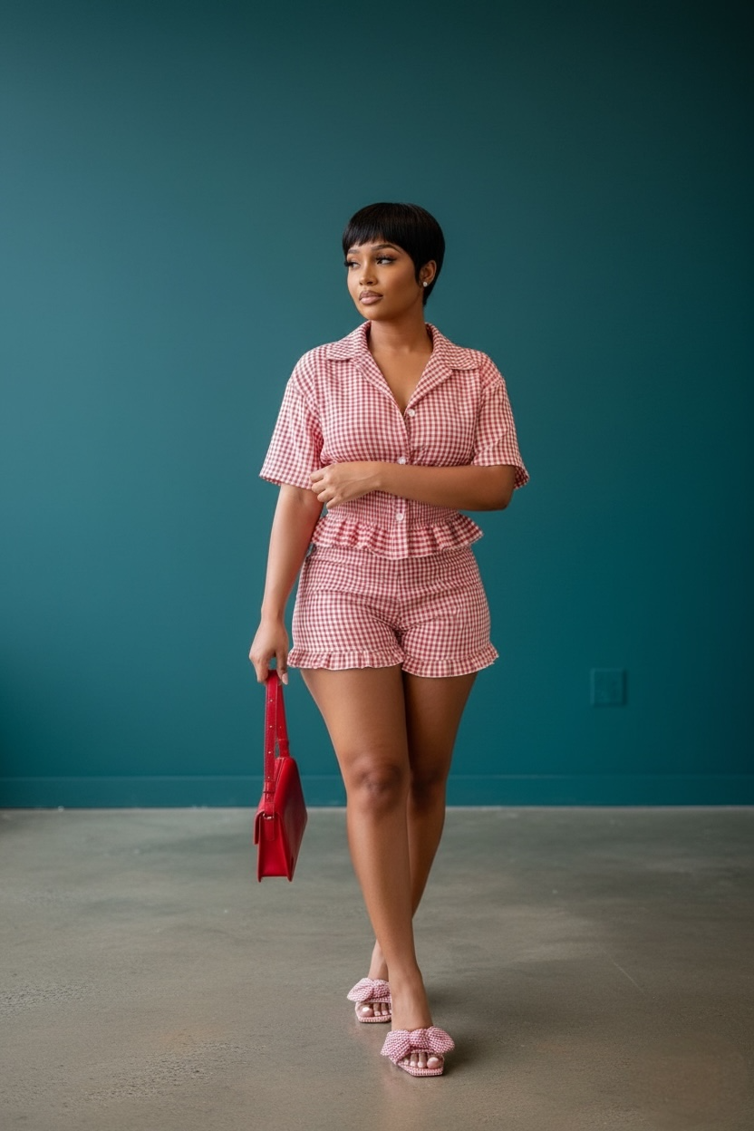 Betty Boop Shorts Set