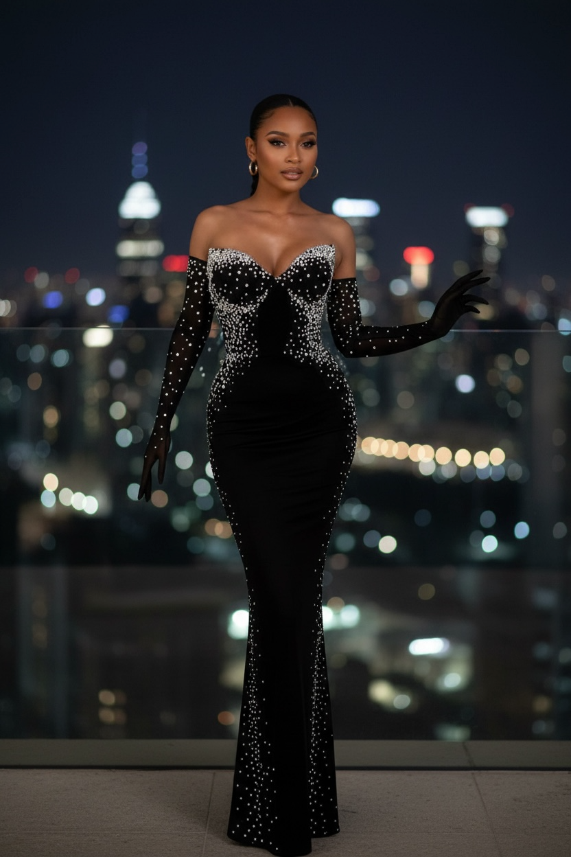 Oasis Crystal Bandage Dress