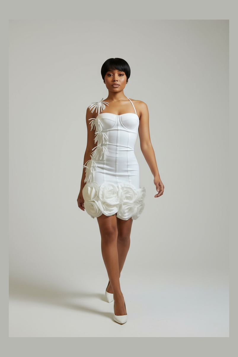 Flower Garden Bandage Dress