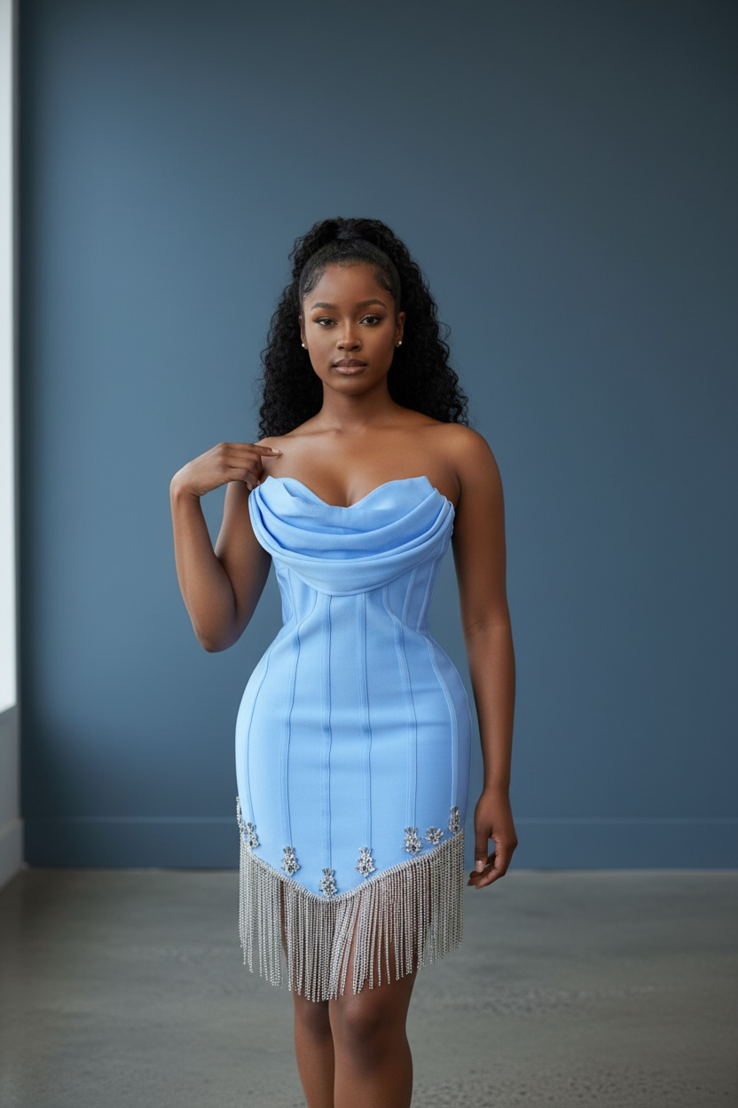 Cindy Strapless Bandage Dress