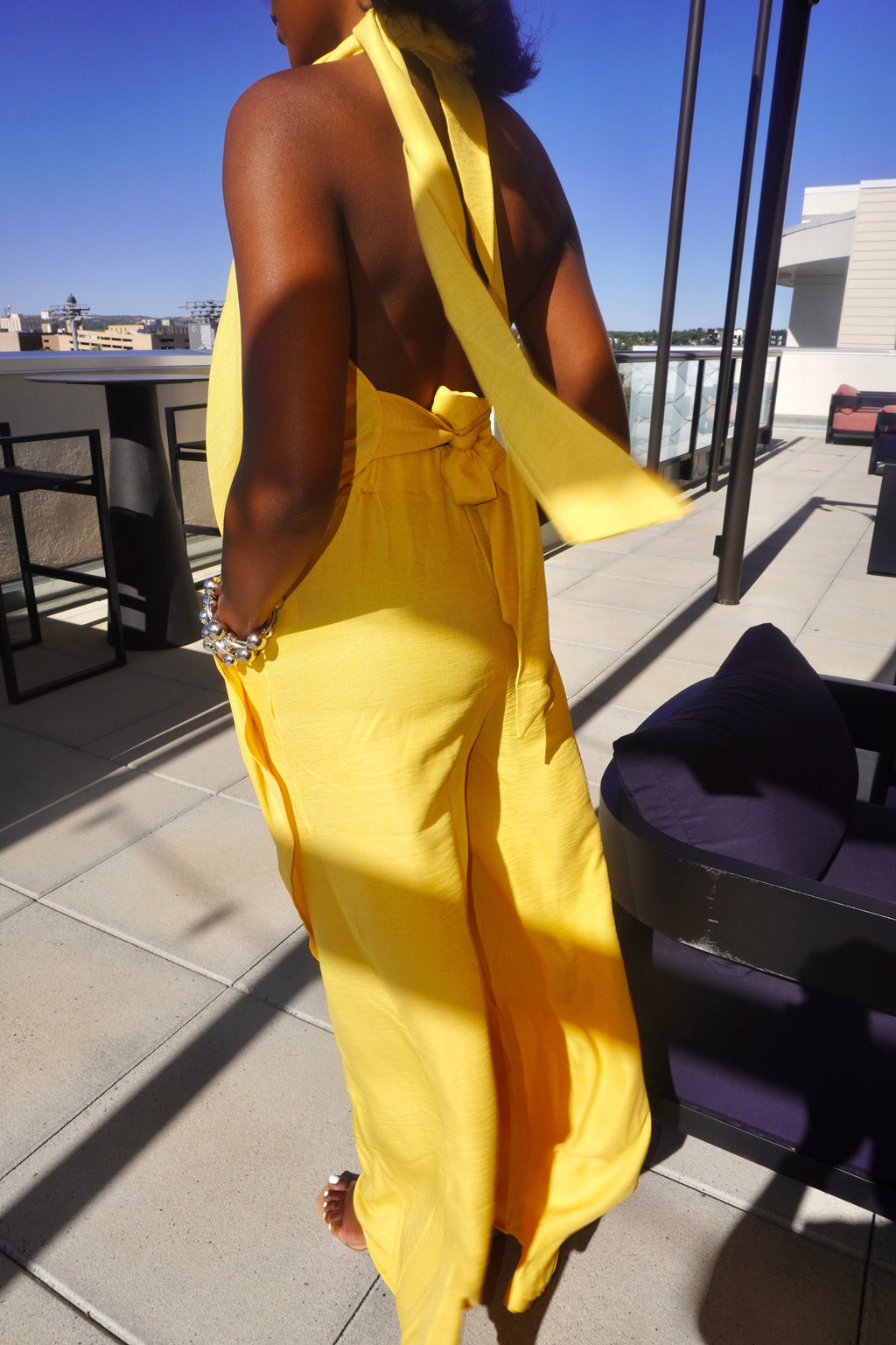 Coastal Breeze Pants Set (Mustard)