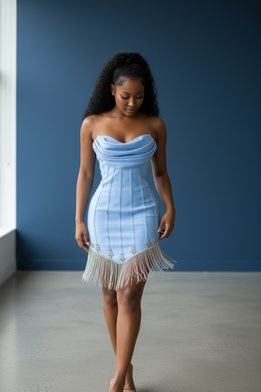 Cindy Strapless Bandage Dress