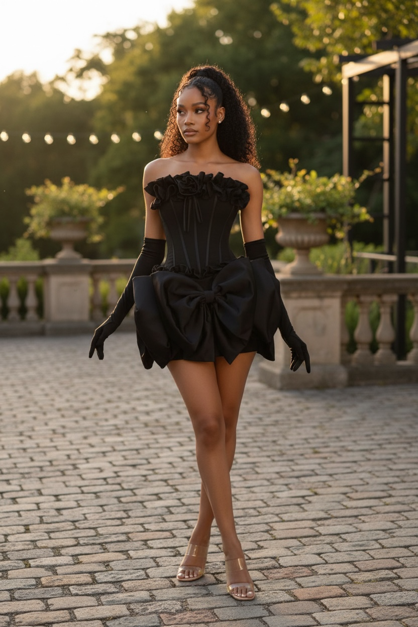 Bow To Me Bandage Dress