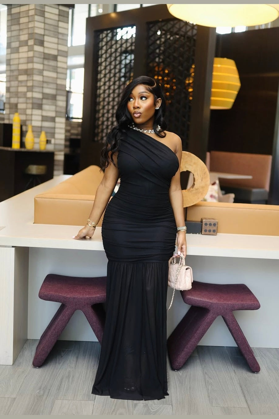 Aretha Spilt Maxi Dress