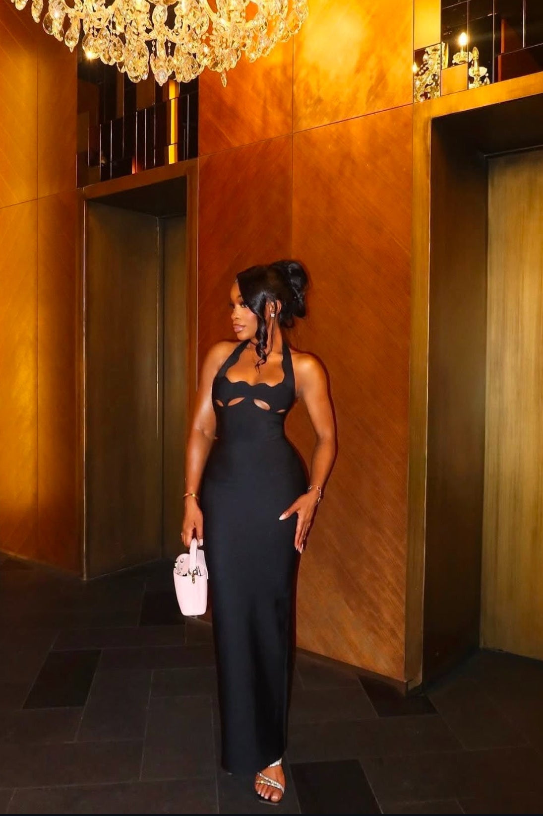 Onyie Bandage Dress (Black)