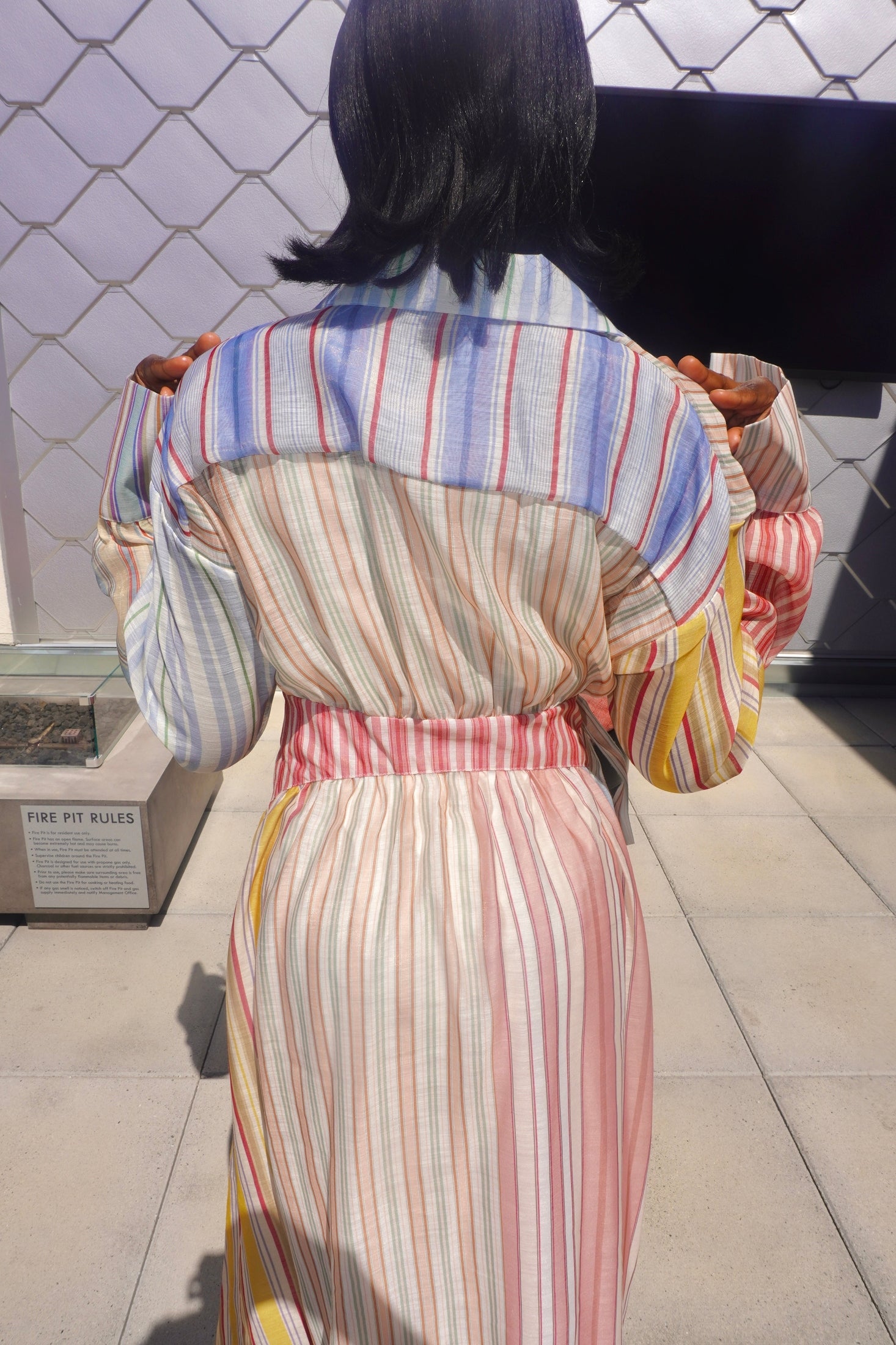 Riviera Stripe Dress (Long)
