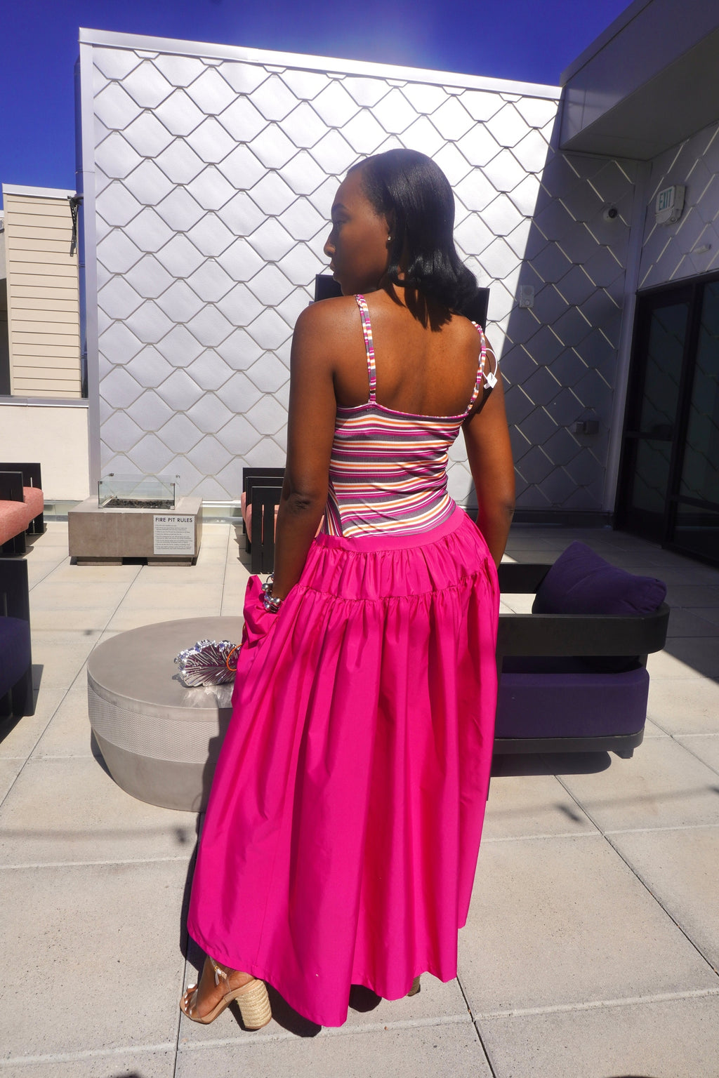 Parachute Dress (Pink)