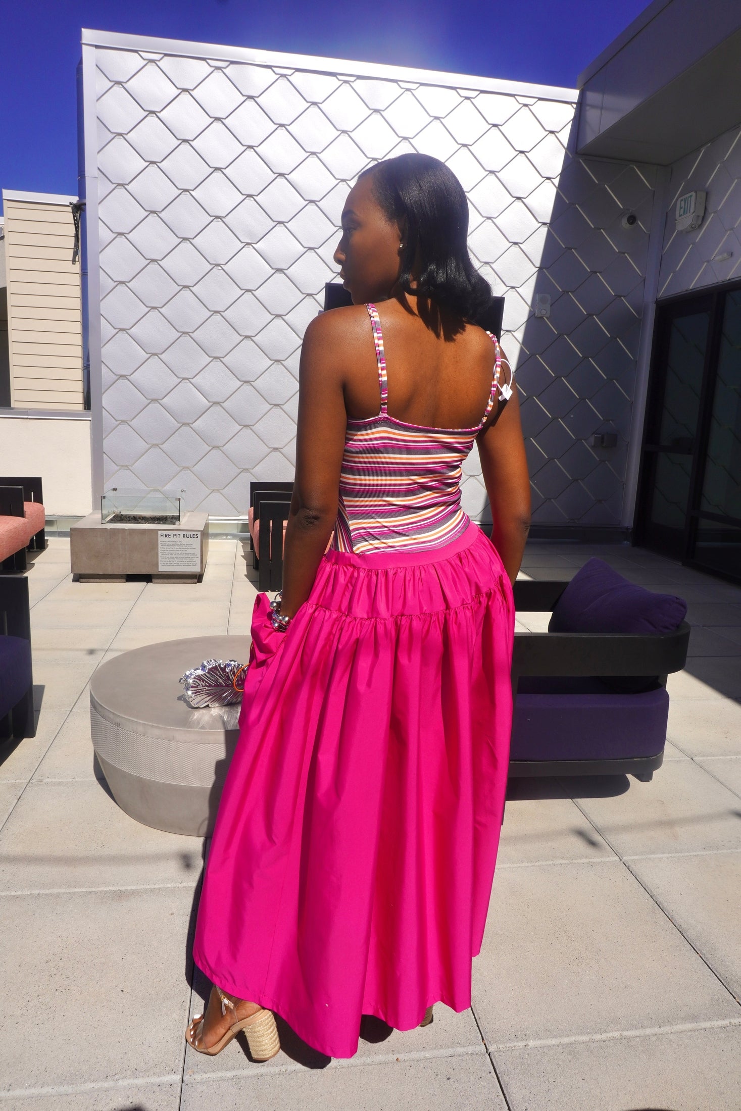 Parachute Dress (Pink)
