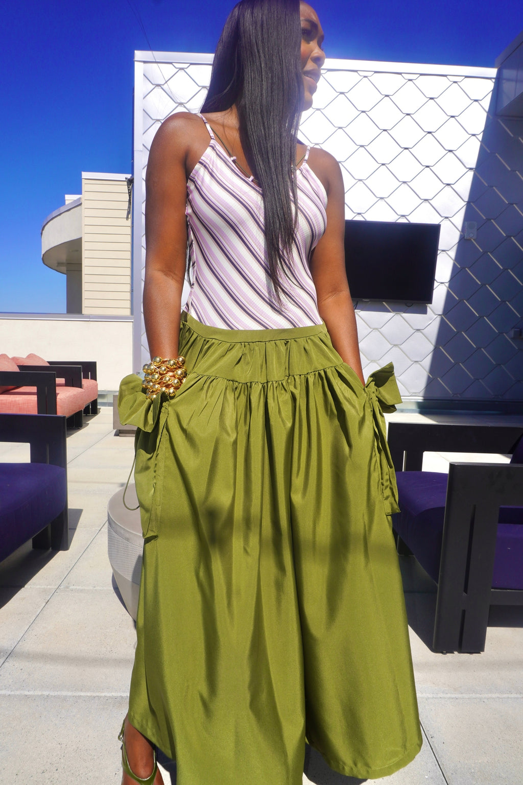 Parachute Dress (Green)