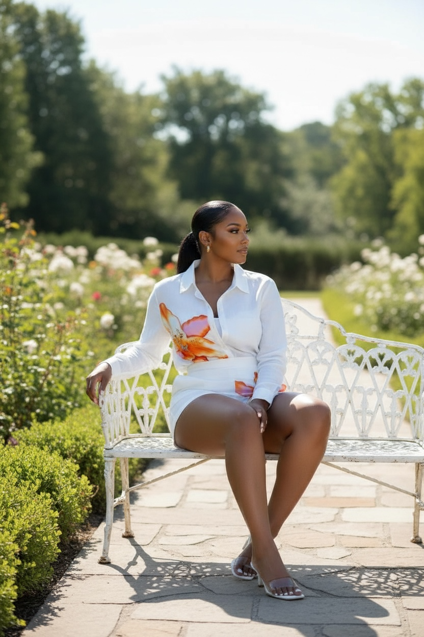 Kay’s Blossom Shorts Set