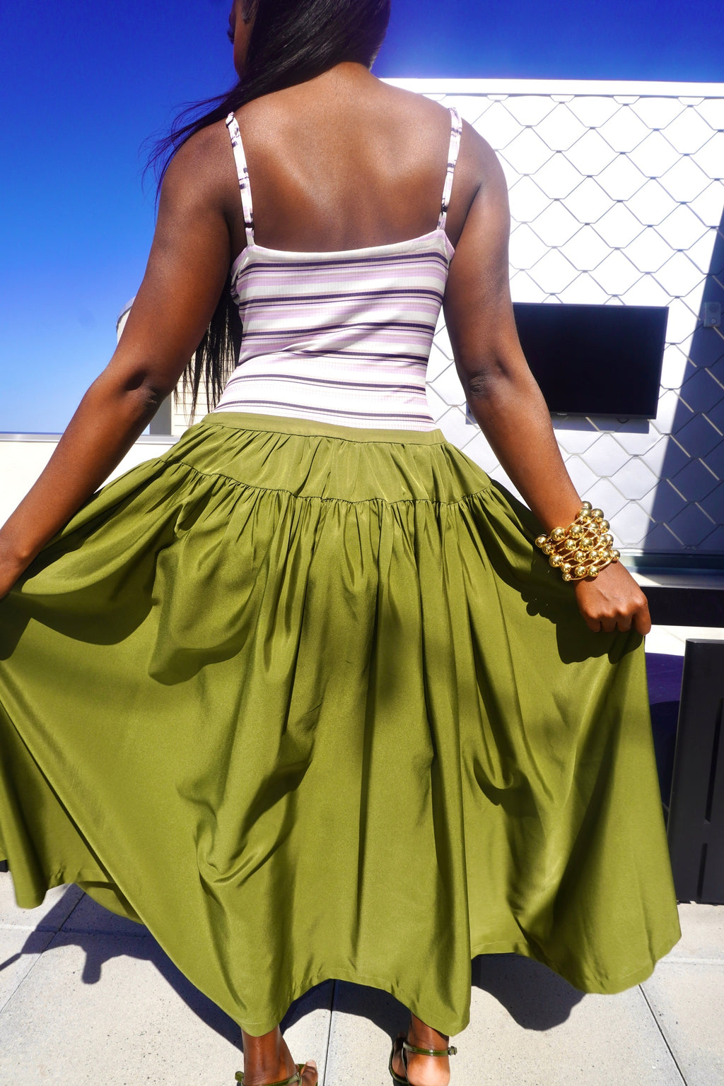 Parachute Dress (Green)