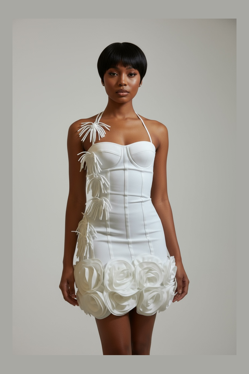 Flower Garden Bandage Dress