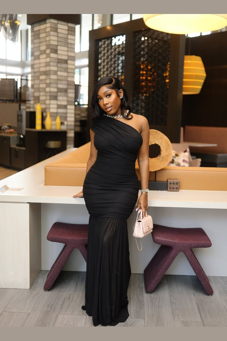 Aretha Spilt Maxi Dress