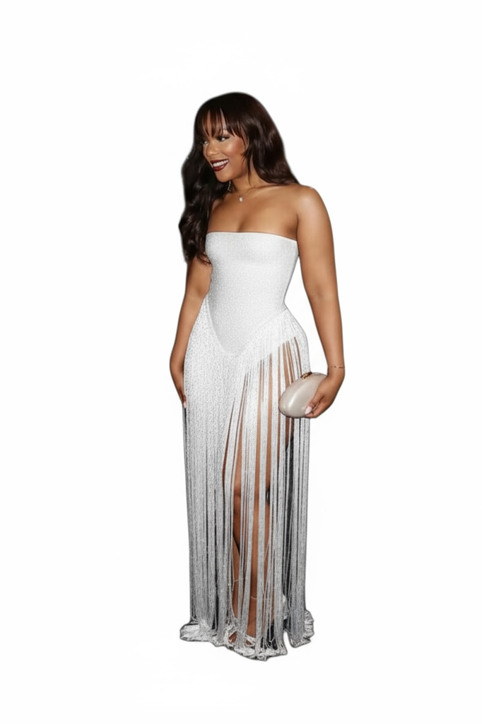 Fringe Me Bandage Dress