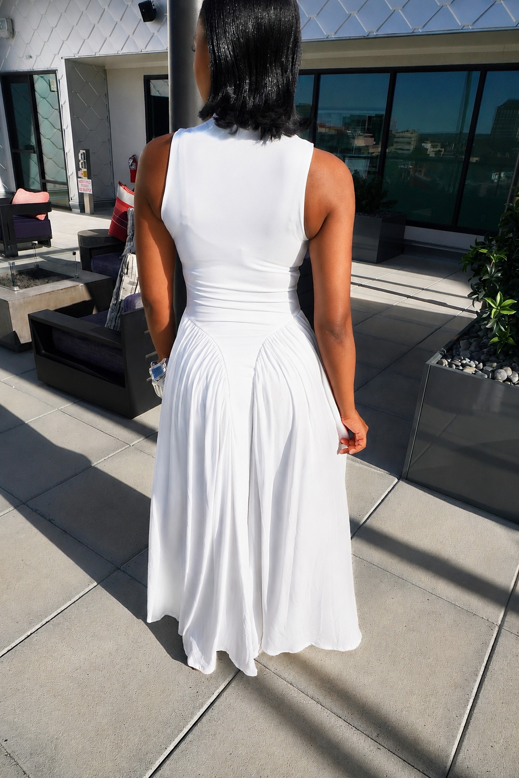 Valenti Maxi Dress (White)